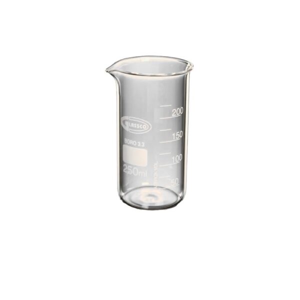 Tall Form Glass Beaker with Spout
