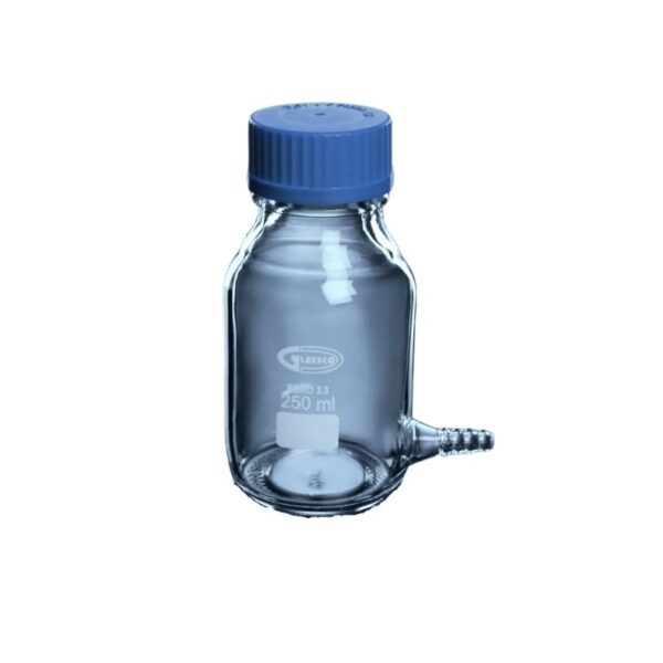 Aspirator Bottle with GL45 Screwcap and Tubulation