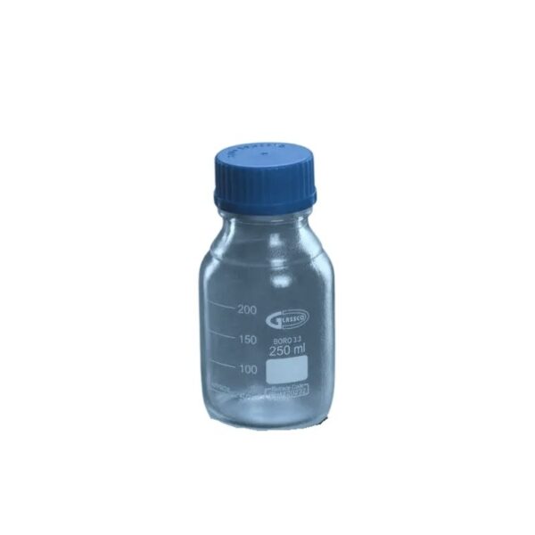 Safety Coated Media Bottles, Clear